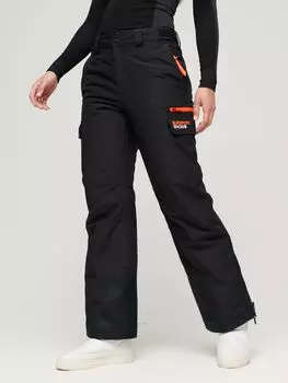 Лыжные брюки Ultimate Rescue Superdry, черный