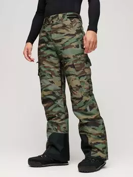 Лыжные брюки Ultimate Rescue Superdry, лесной зеленый камуфляж