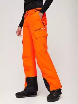 Лыжные брюки Ultimate Rescue Superdry, неон солнце оранжевый