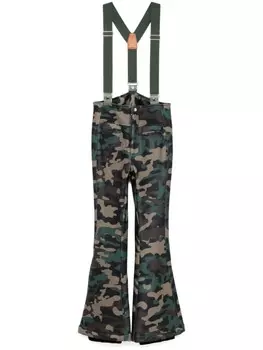 Лыжные брюки в стиле «слоуп» Cynthia Rowley, зеленый