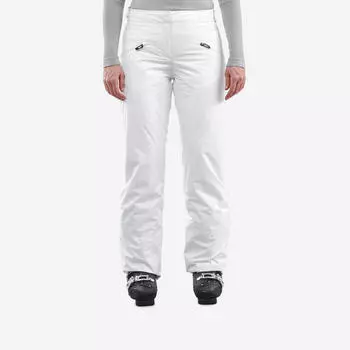 Лыжные брюки женские трассовые теплые - 180 белый WEDZE, цвет weiss