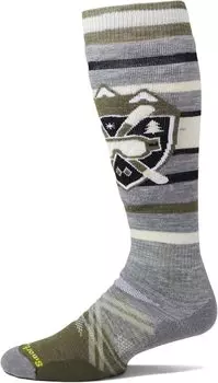 Лыжные носки Alpine Edge с полной амортизацией Smartwool, светло-серый