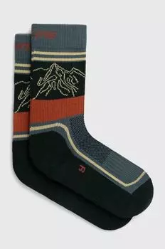 Лыжные носки Boosocks Heavy Bamboo Viking, зеленый