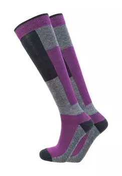 Лыжные носки Corsicana в практичной упаковке по 2 штуки WHISTLER, цвет Dark Purple