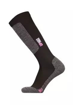 Лыжные носки HALLA с дышащей функцией UphillSport, цвет Black With Pink