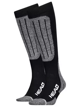 Лыжные носки Head KNEEHIGH 2P, серый