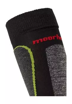 Лыжные носки, из шерсти, мужские moorhead, черный