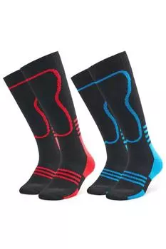 Лыжные носки, комплект из 2 шт. CityComfort, мультиколор