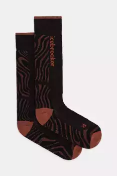 Лыжные носки Merino Blend Ski+ Medium Icebreaker, коричневый