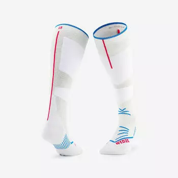 Лыжные носки Носки для сноуборда взрослые - 500 белые WEDZE, цвет weiss