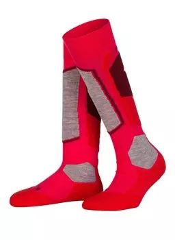 Лыжные носки sk2 FALKE, цвет ROT/GRAU
