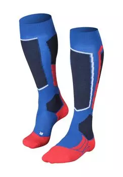 Лыжные носки SK2, из шерсти, манжеты в рубчик, мужские FALKE, цвет Olymp