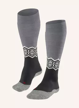 Лыжные носки sk2 средний FALKE, цвет 3010 BLACK-MIX