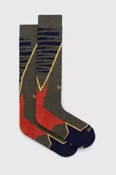 Лыжные носки Ski Midweight + Merino Performance Bridgedale, зеленый