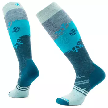Лыжные носки Smartwool Ski Full Cushion Snowpocalypse Pattern OTC, цвет Frosty Green