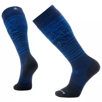 Лыжные носки Smartwool Snowboard Full Cushion Iguchi Pattern OTC, цвет Deep Navy