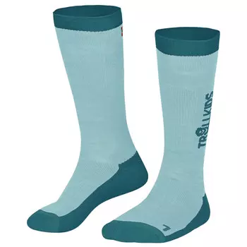 Лыжные носки Trollkids Ski Socks, цвет Aqua/Teal