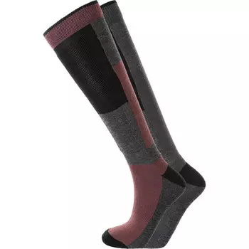 Лыжные носки Whistler, цвет braun/hellrot/braun