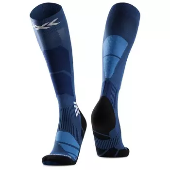 Лыжные носки X-Socks Ski Perform OTC, цвет Marine/Mineral Blue