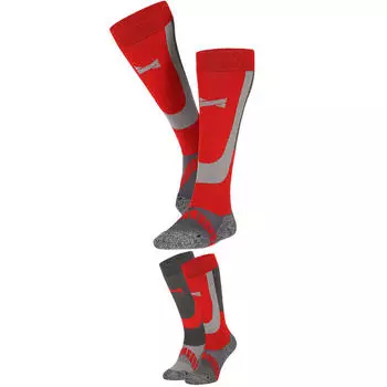 Лыжные носки Xtreme унисекс красные (2 шт.)