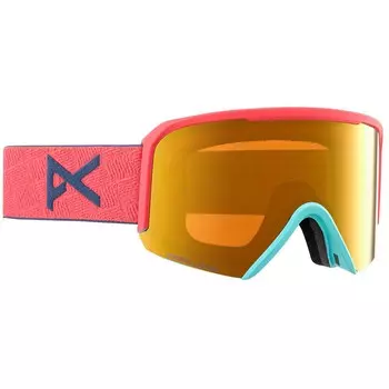 Лыжные очки Anon Nesa Low Bridge Fit, коралловый
