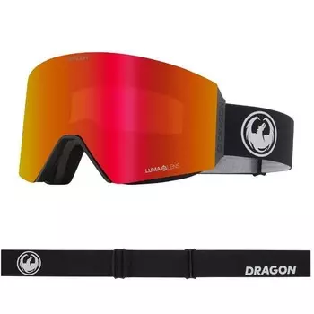 Лыжные очки Dragon, цвет schwarz/hellrot/rosa