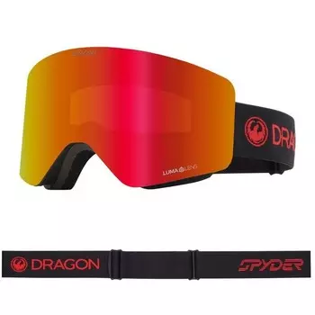 Лыжные очки Dragon, цвет schwarz/rot/rosa