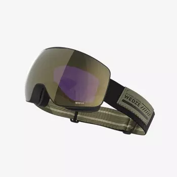 Лыжные очки Wedze, цвет stadtgrn/goldolivgrn