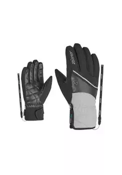 Лыжные перчатки «Кайка АС», непромокаемые, теплые, женские ziener, цвет Light Melange