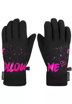 Лыжные перчатки Reusch "Beatrix R-TEX XT Junior", очень теплые и водонепроницаемые, черный