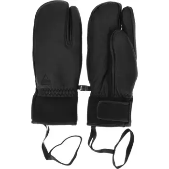 Лыжные перчатки SOS «Ани» с качественной набивкой Primaloft, черный