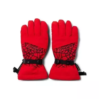 Лыжные перчатки Spyder, красный