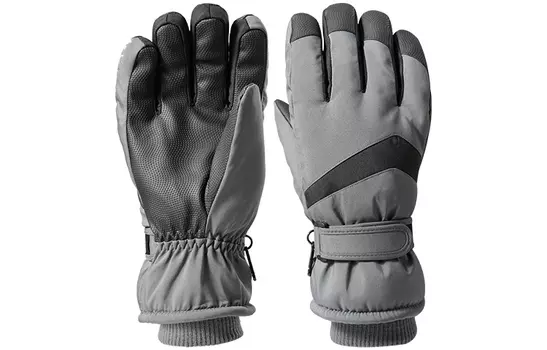 Лыжные перчатки унисекс Name.S, Серый