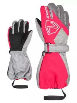 Лыжные перчатки Ziener "LAURO AS(R) Junior", серый