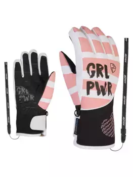 Лыжные перчатки Ziener "LIWA AS(R) PR GIRLS", белый