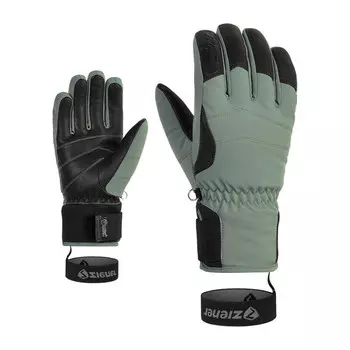 Лыжные перчатки Ziener, зеленый