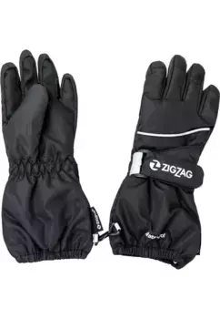 Лыжные перчатки ZIGZAG "Кемпстон" с удобными зимними спортивными функциями, черный