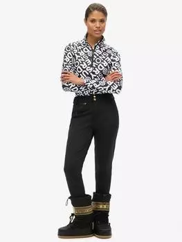 Лыжные роскошные леггинсы snow pants Superdry, черный