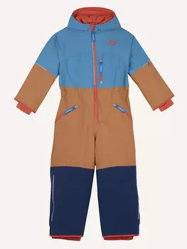 Лыжные штаны finkid, цвет schneeanzug "akrobaatti"in blau/hellbraun/dunkelblau