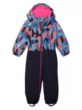 Лыжные штаны Killtec Schneeanzug, цвет Dunkelblau/Hellblau/Rosa