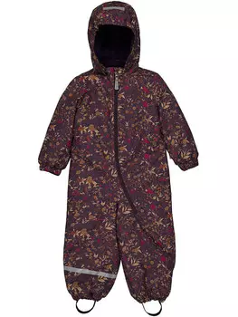 Лыжные штаны mikk-line Schneeanzug, цвет Braun/Violett