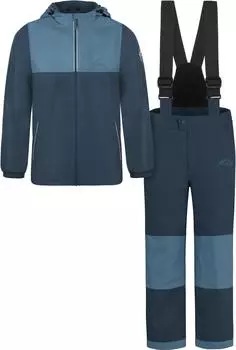 Лыжные штаны Normani Outdoor Sports Kinder WinterSet Thermohose und Thermojacke, темно синий
