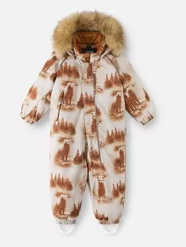 Лыжные штаны Reima Schneeanzug Lappi, цвет Hellbraun/Creme