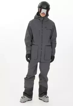 Лыжные штаны SOS "Ruka" с практичными лямками, серый