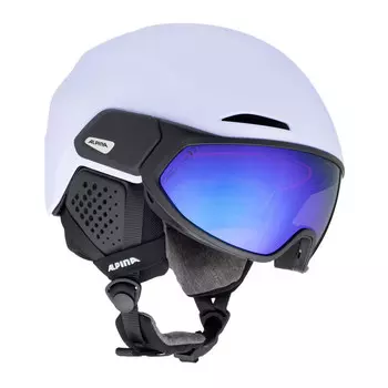 Лыжный шлем Alpina, фиолетовый