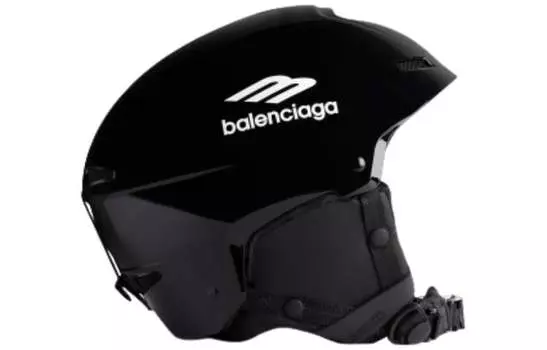 Лыжный шлем Balenciaga, черный