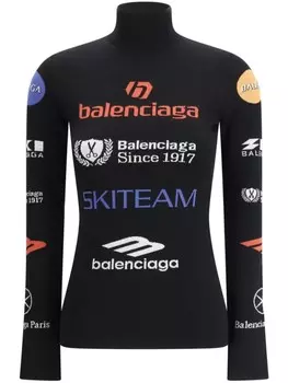 Лыжный топ Dolcevita Balenciaga, черный