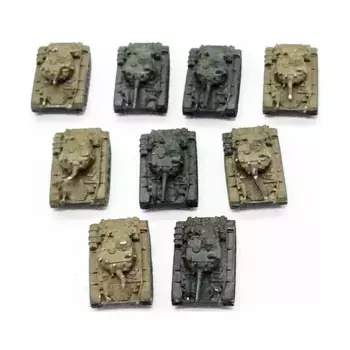 M24 Коллекция Чаффи №5, WWII Micro Armour - United States - Loose Miniatures (1:285)