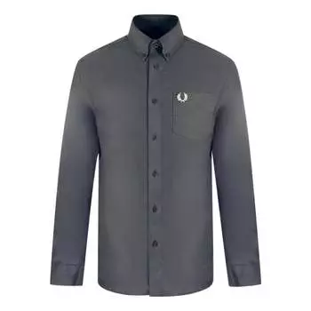 M2700 g85 серая повседневная рубашка Fred Perry, серый
