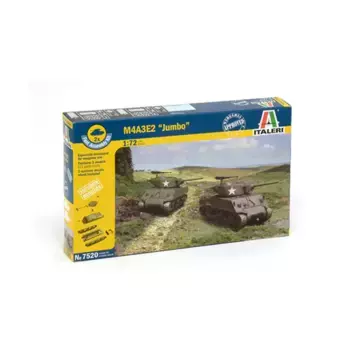 M4A3E2 Jumbo — комплект для быстрой сборки (Вторая мировая война), Military Vehicles (1:72) (Italeri)